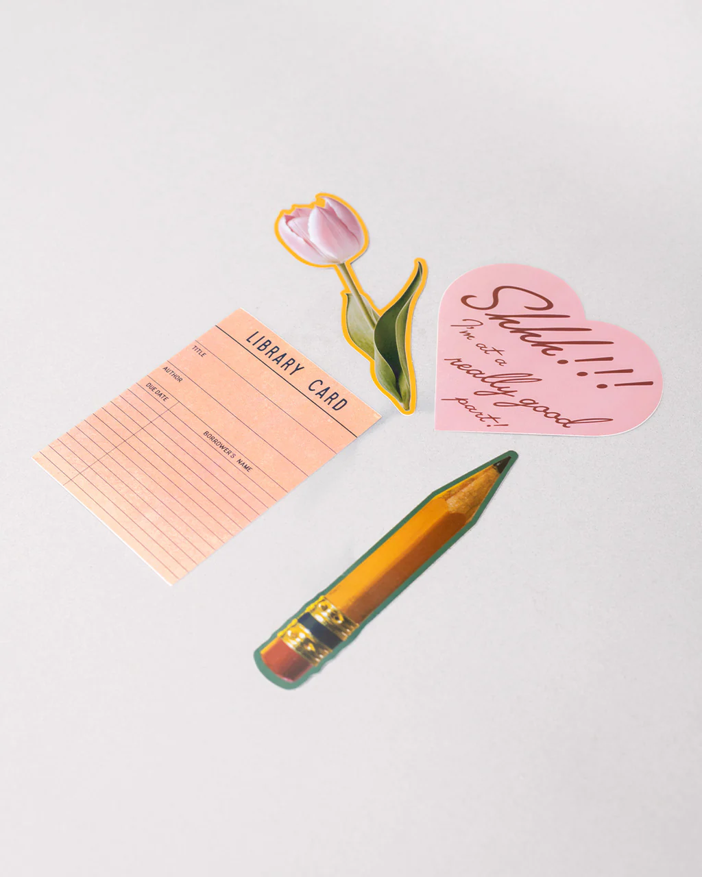 Stick with It! Big Vinyl Stickers - I Love Reading - Image 3