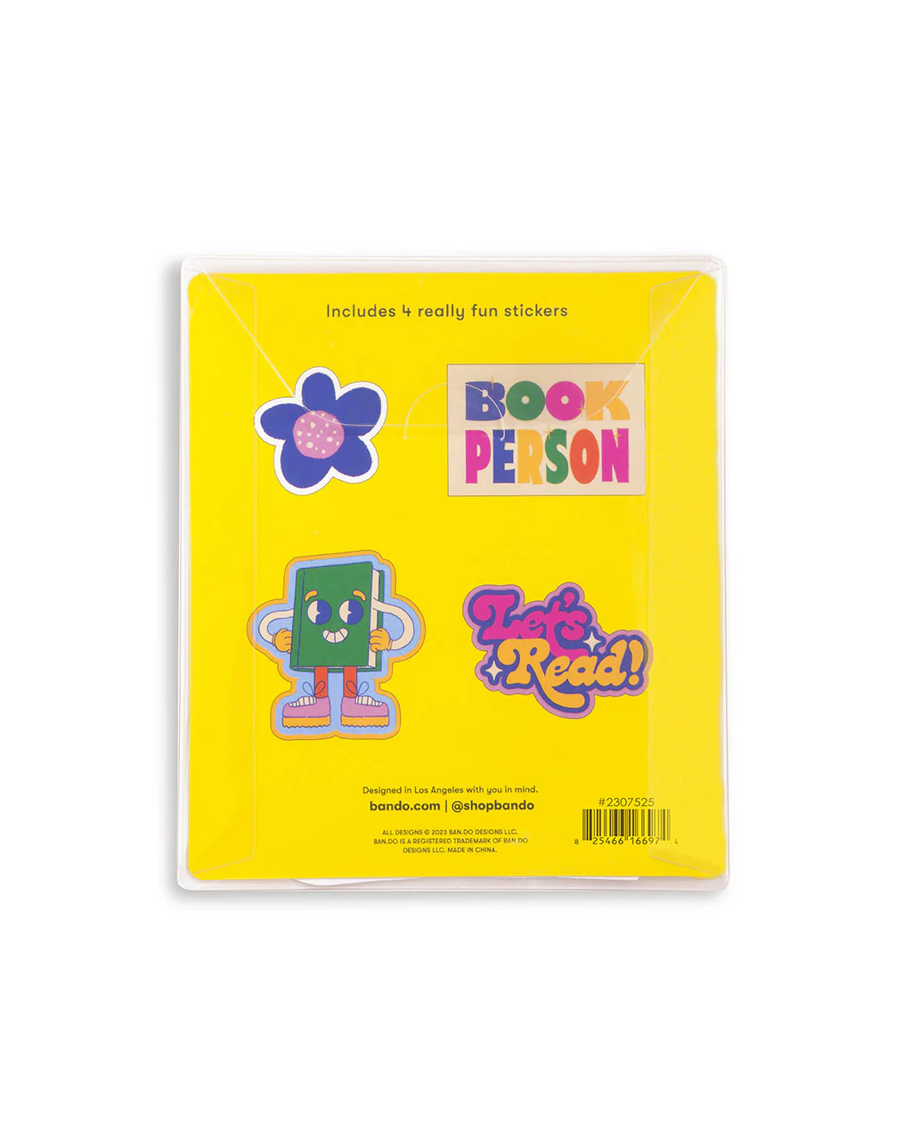 Stick with It! Big Vinyl Stickers Pack - Book Person - Image 3