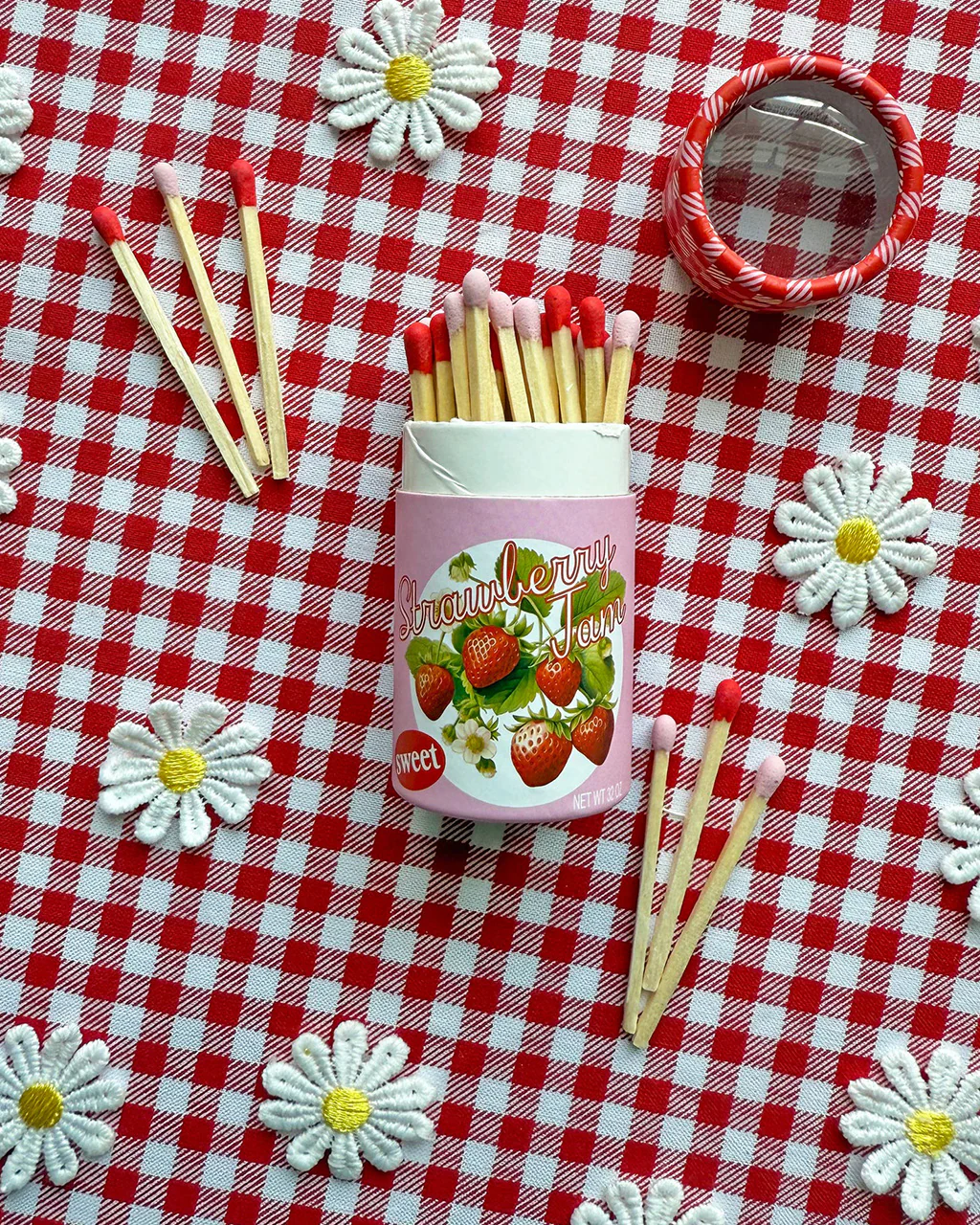Strawberry Jam Match Jar - Image 3