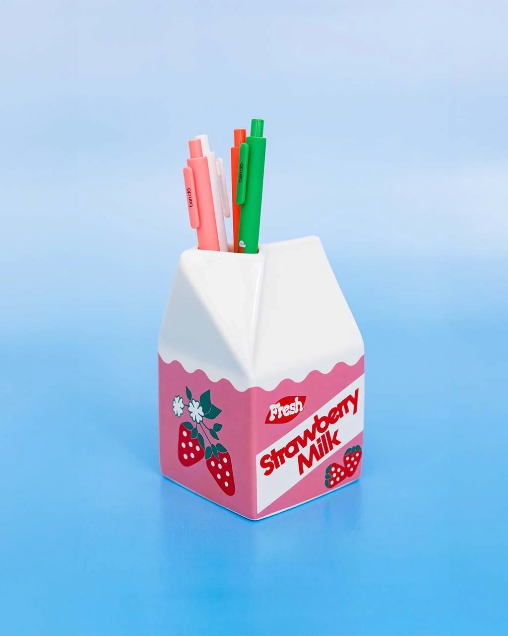 Strawberry Milk Vase - Image 2