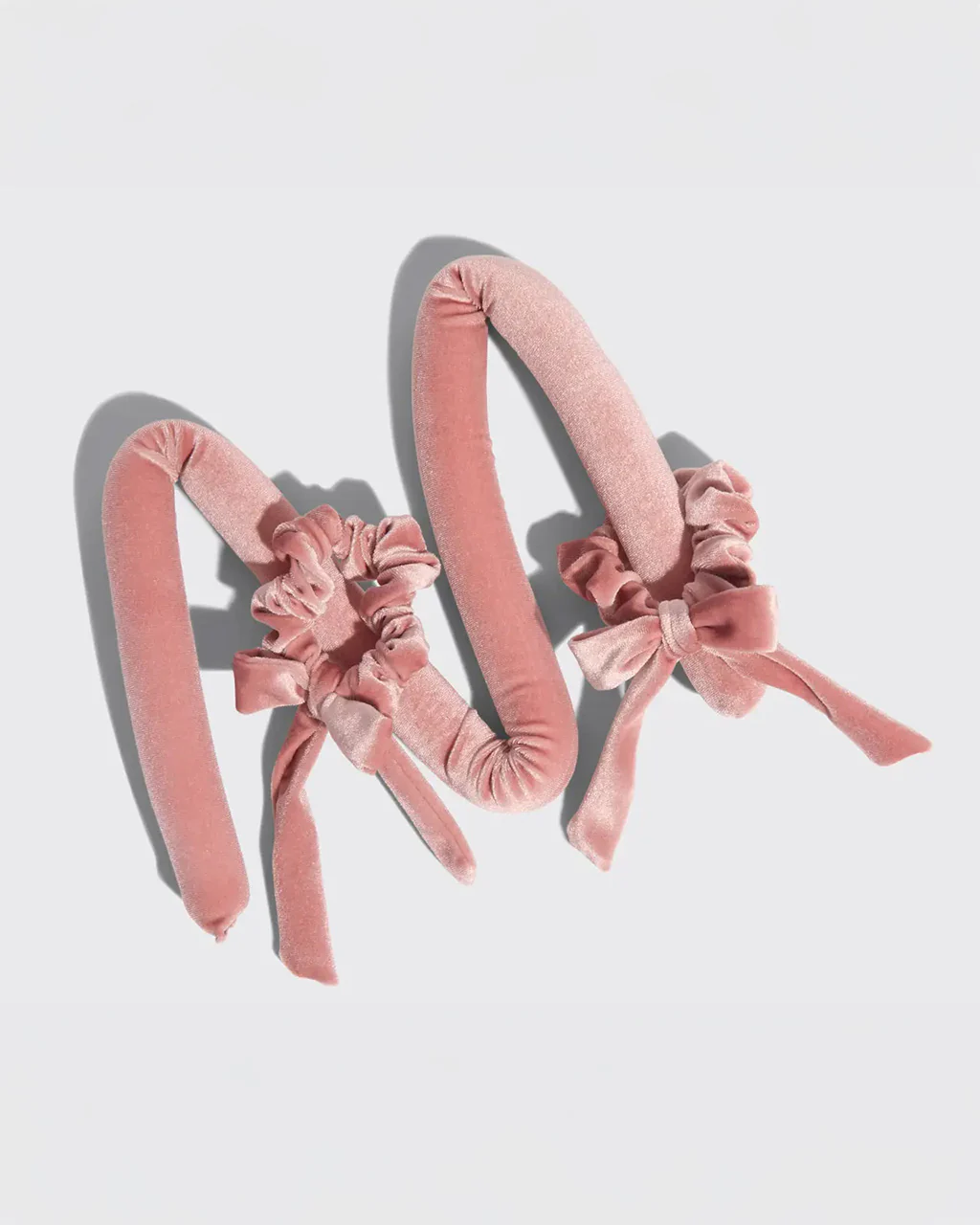 Terracotta Velvet Heatless Curling Set - Image 2
