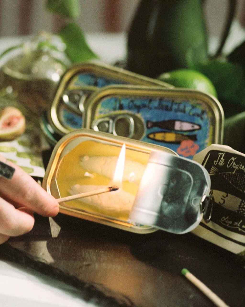 Tinned Fish Candle - Olive Oil and Sea Salt - Image 2