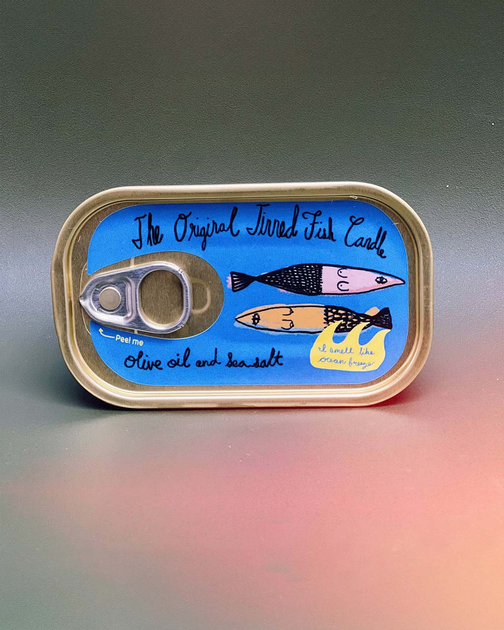 Tinned Fish Candle - Olive Oil and Sea Salt - Image 3