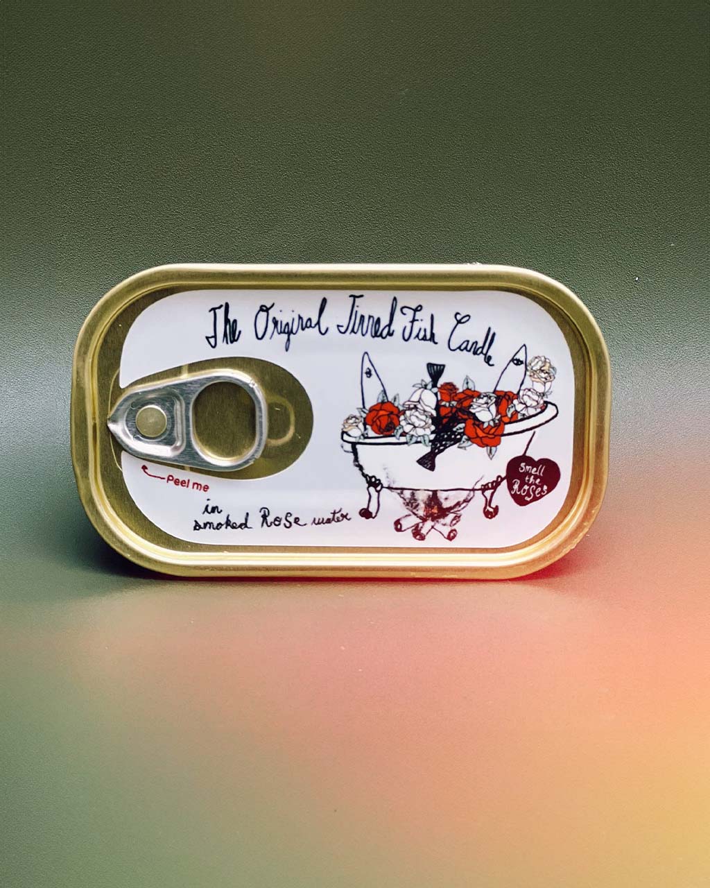 Tinned Fish Candle - Smoked Rose Water - Image 3