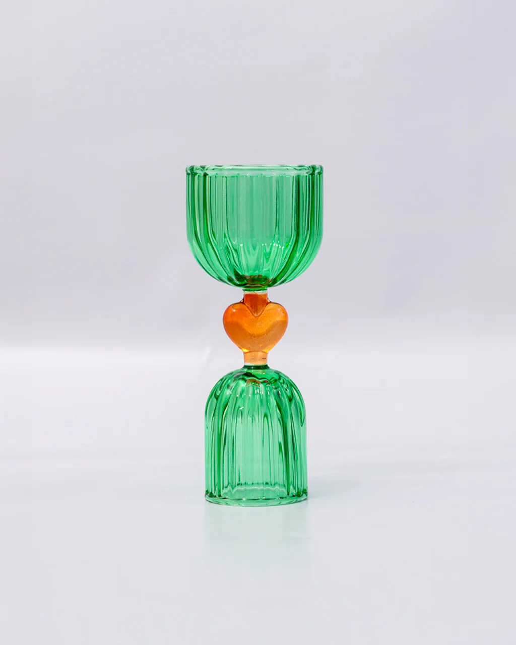 Tipsy Turvy Double Shot Glass - Green