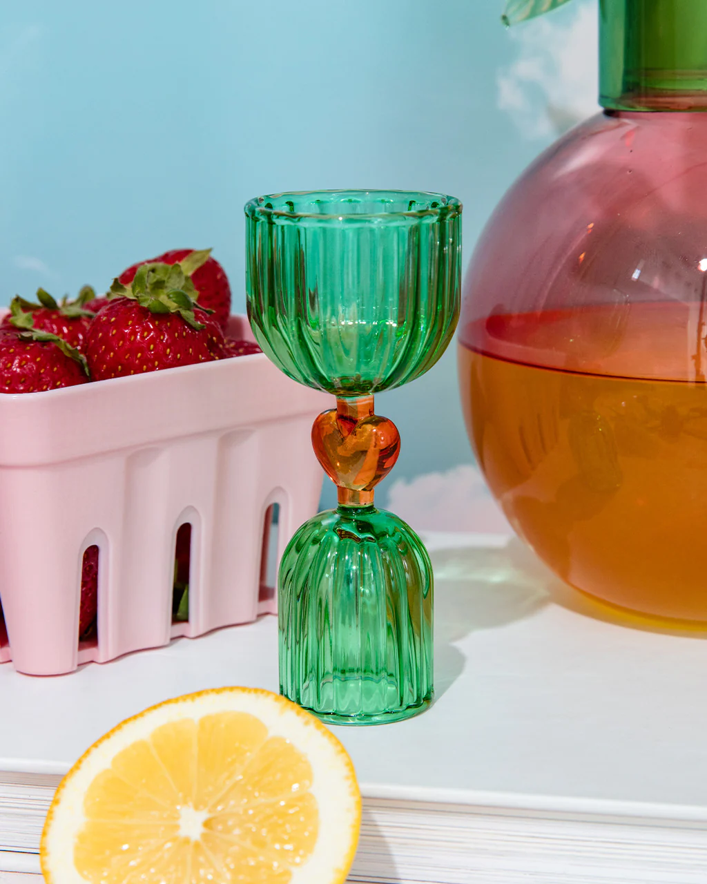 Tipsy Turvy Double Shot Glass - Green - Image 3