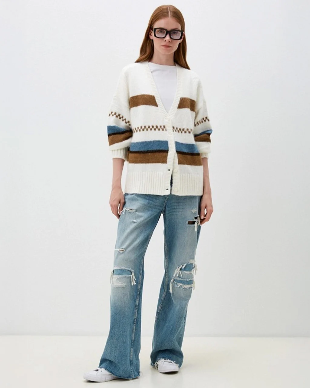 Valerie Stripe Cardigan