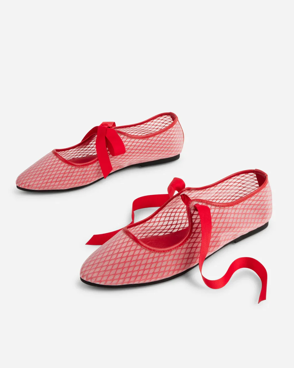 Valley Mesh Ballet Flat - Cherry - Image 2