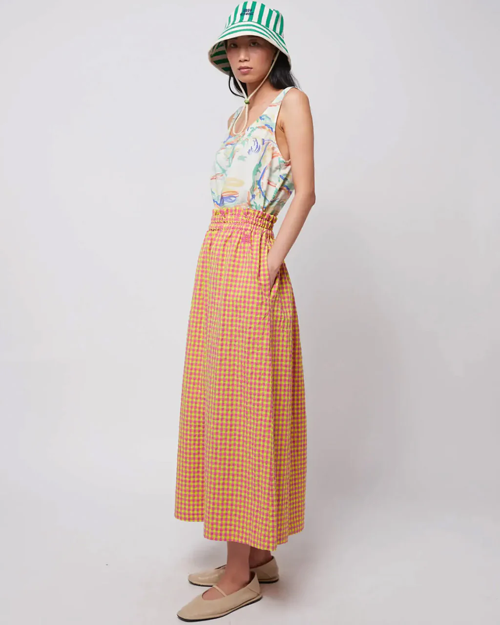 Vichy Evasé Skirt - Image 2