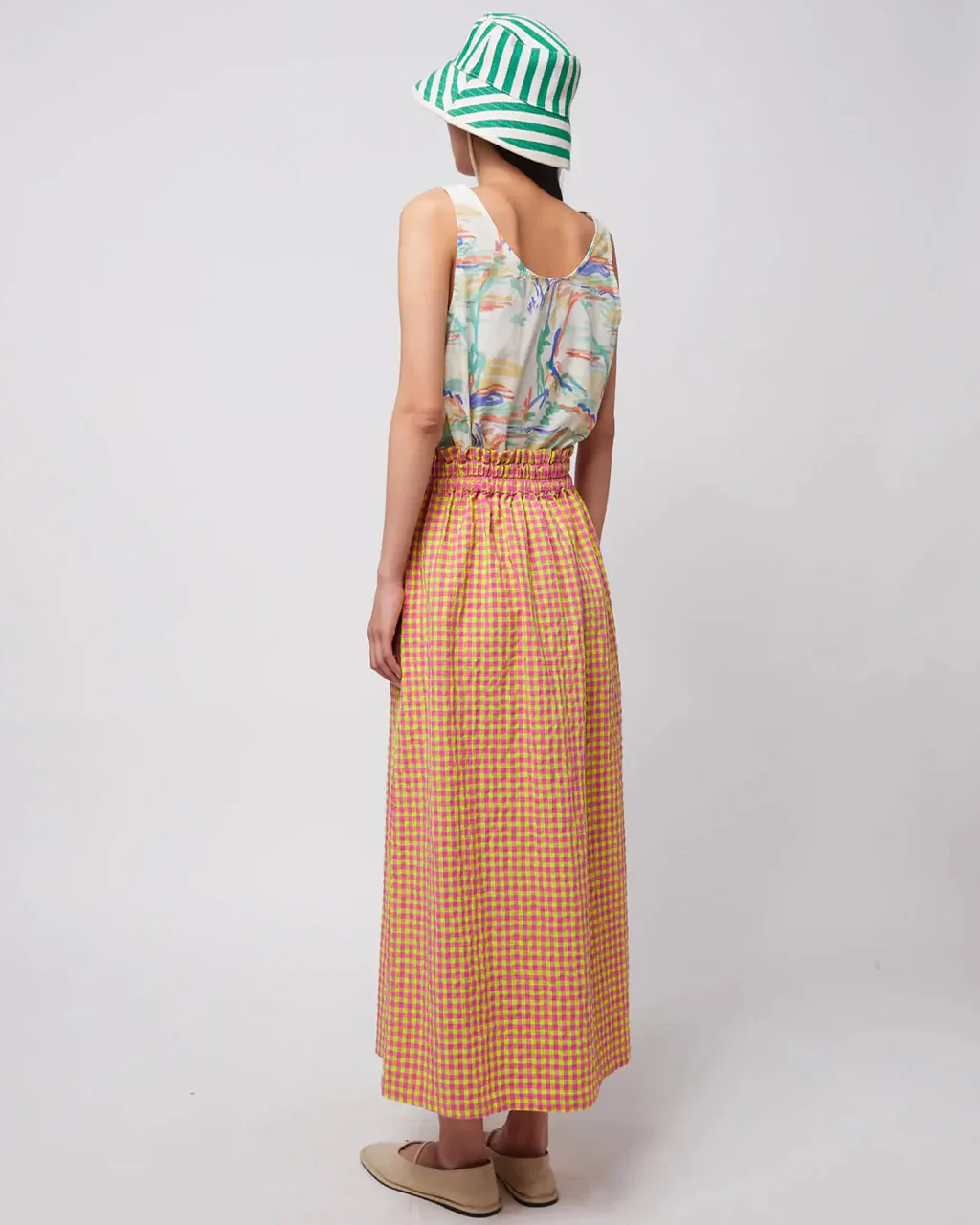 Vichy Evasé Skirt - Image 3