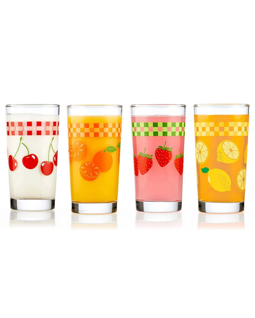 Vintage Juice Glasses - Set of 4 - Image 3