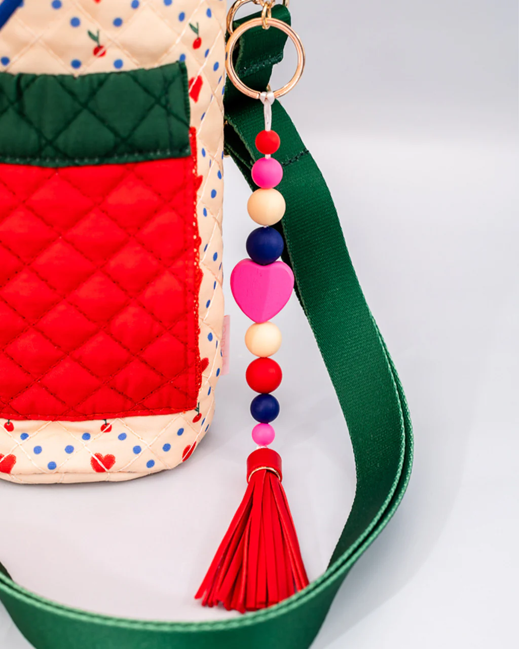 Water Bottle Sling - Cherry Hearts - Image 3