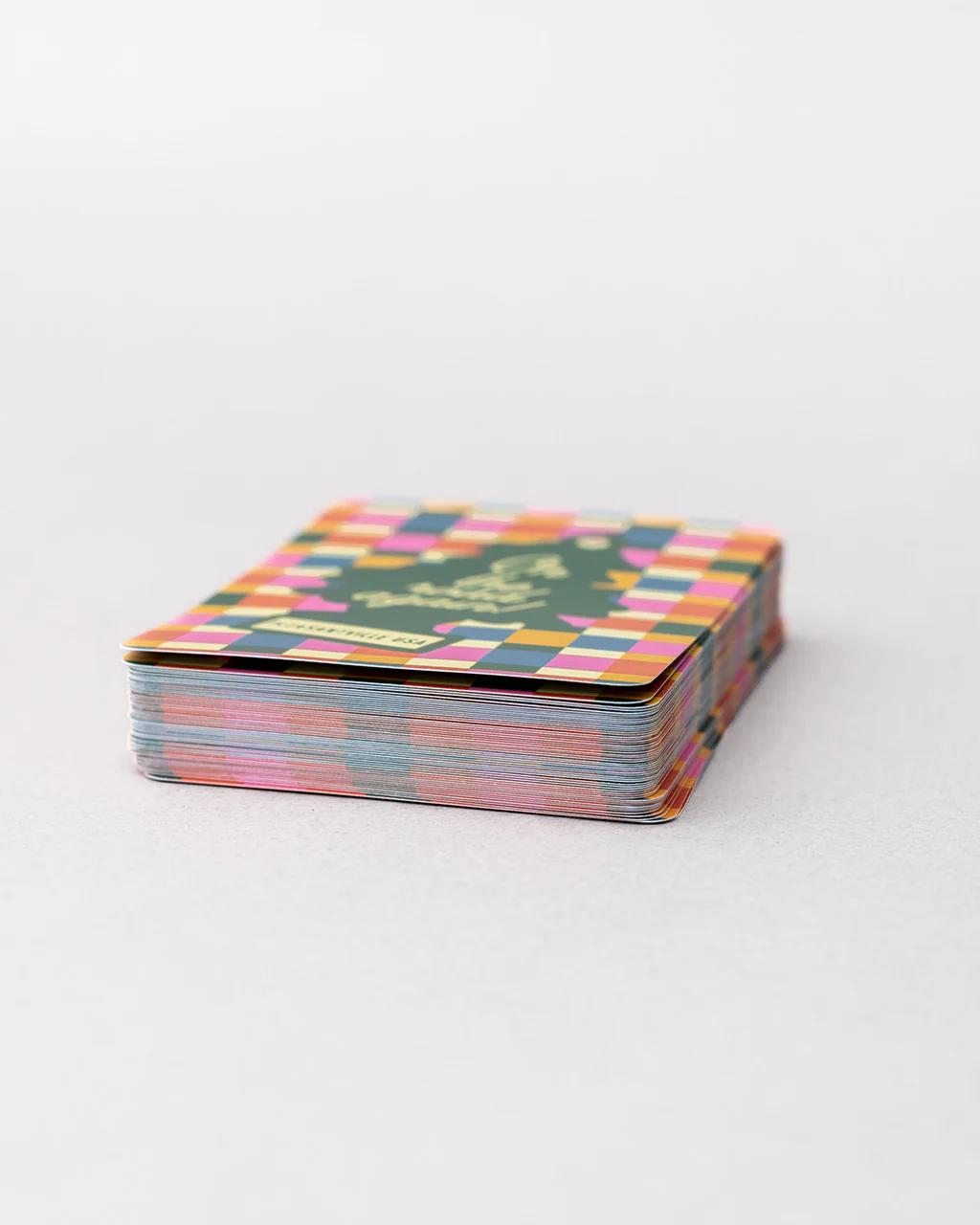 Game On! Waterproof Playing Cards - Colorful Plaid - Image 5