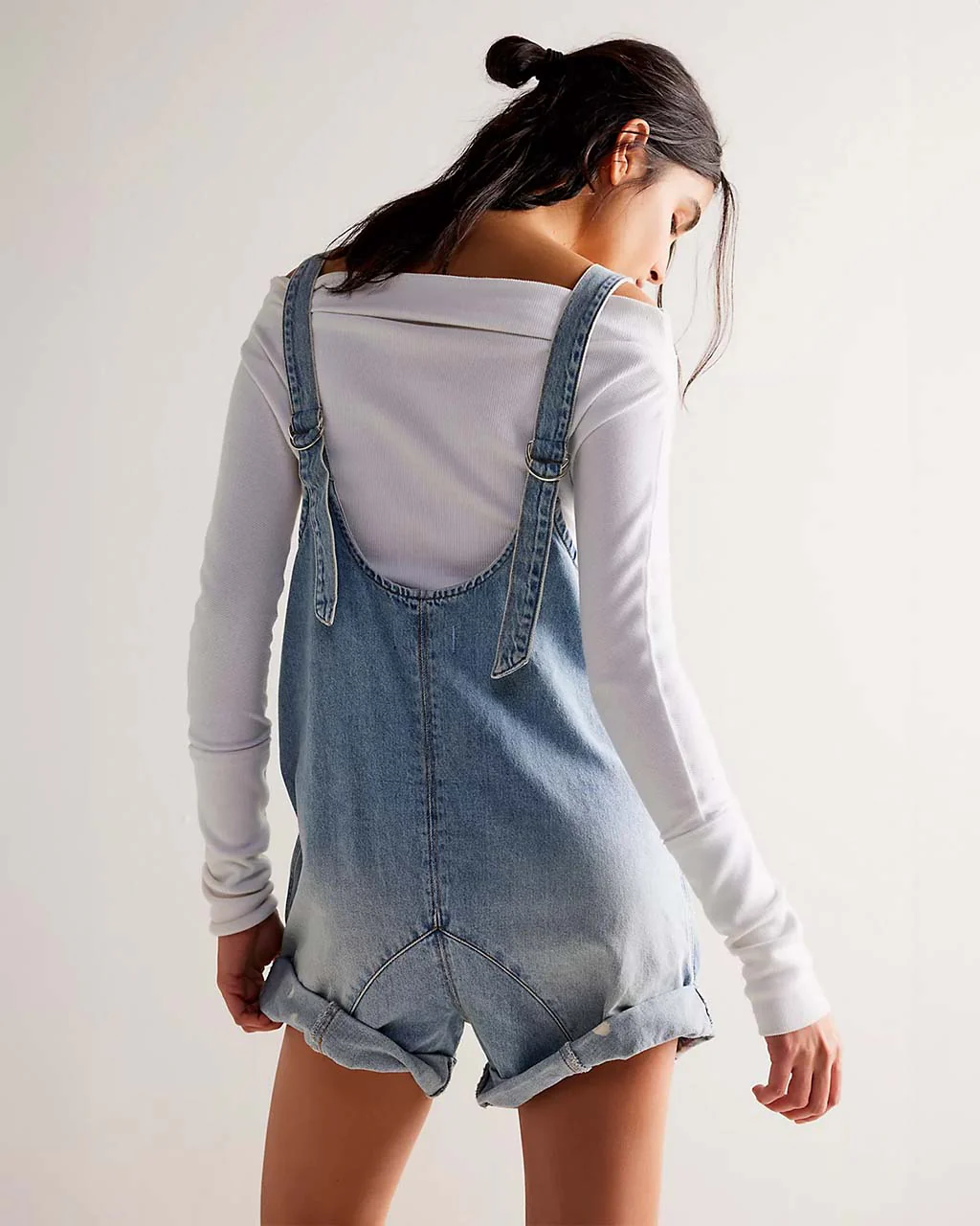 We The Free High Roller Shortalls - Bright Eyes - Image 3