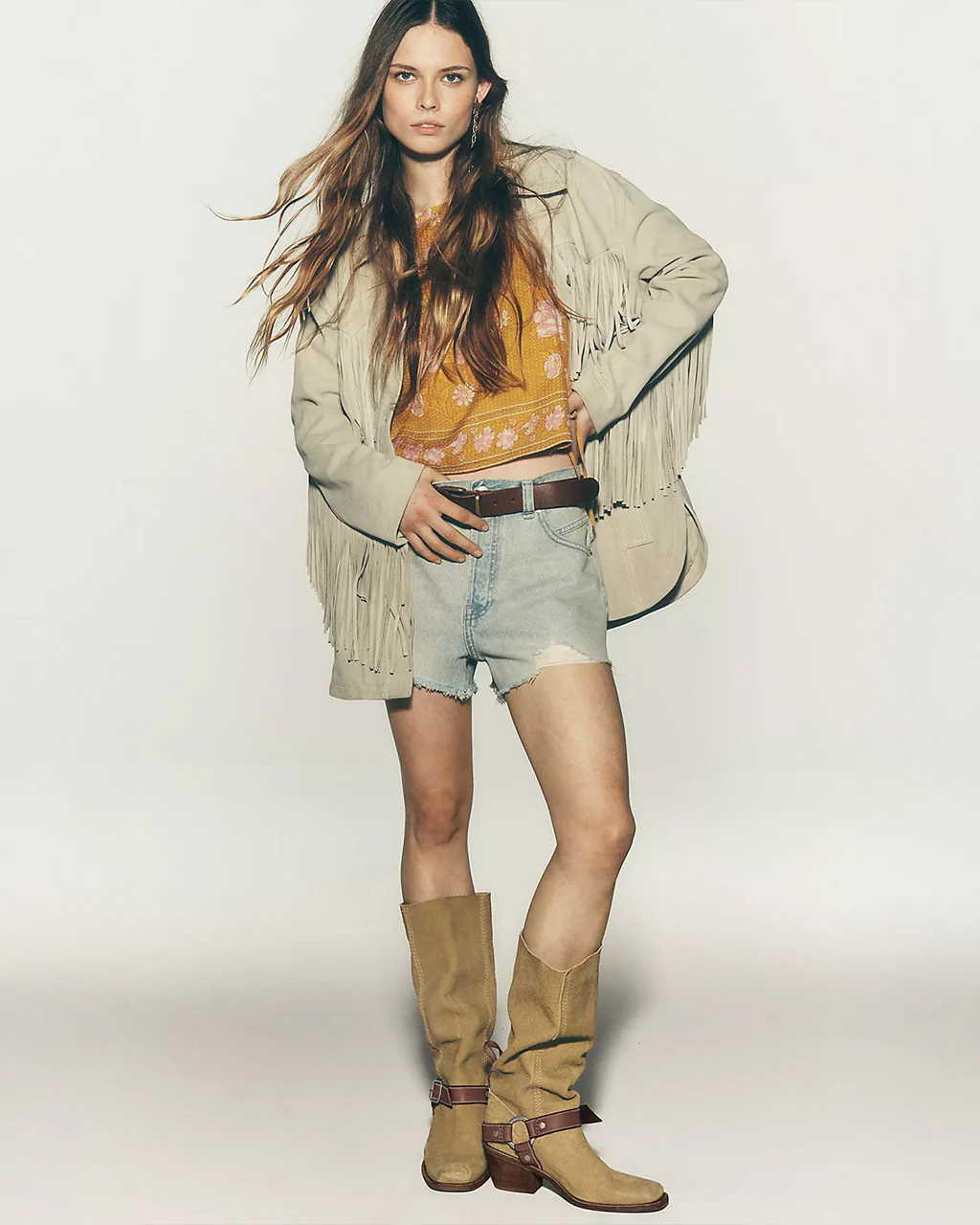 We The Free Now Or Never Denim Shorts - Well Worn - Image 4