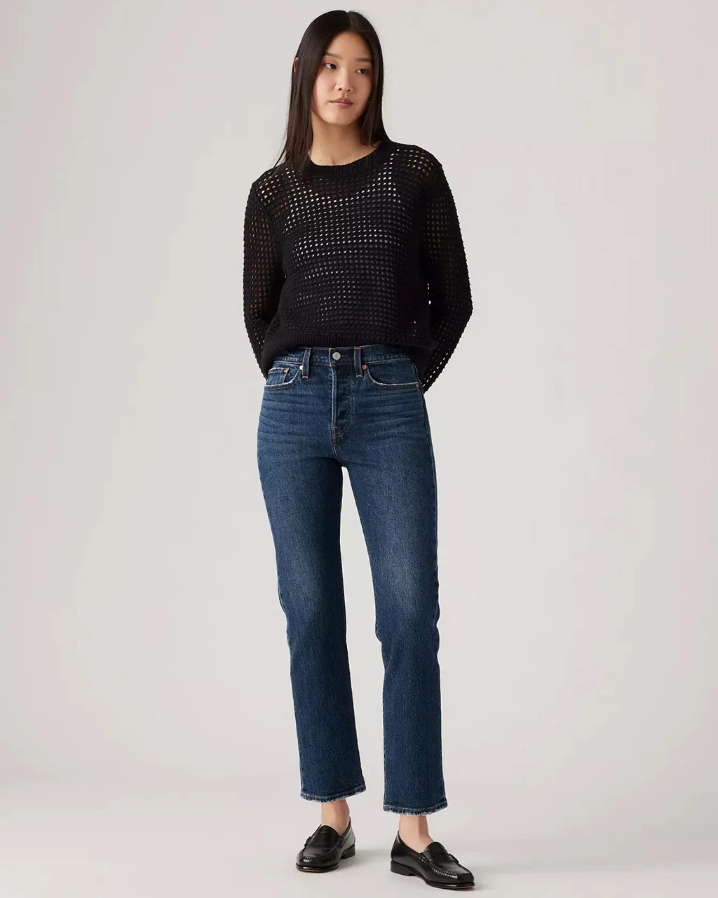 Wedgie Straight Jeans - Indifferent Indigo