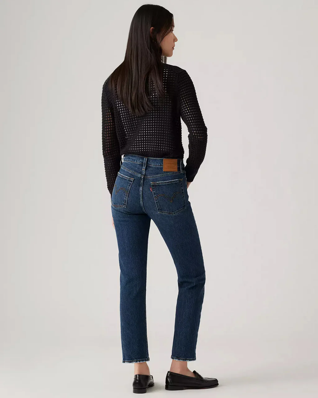Wedgie Straight Jeans - Indifferent Indigo - Image 2