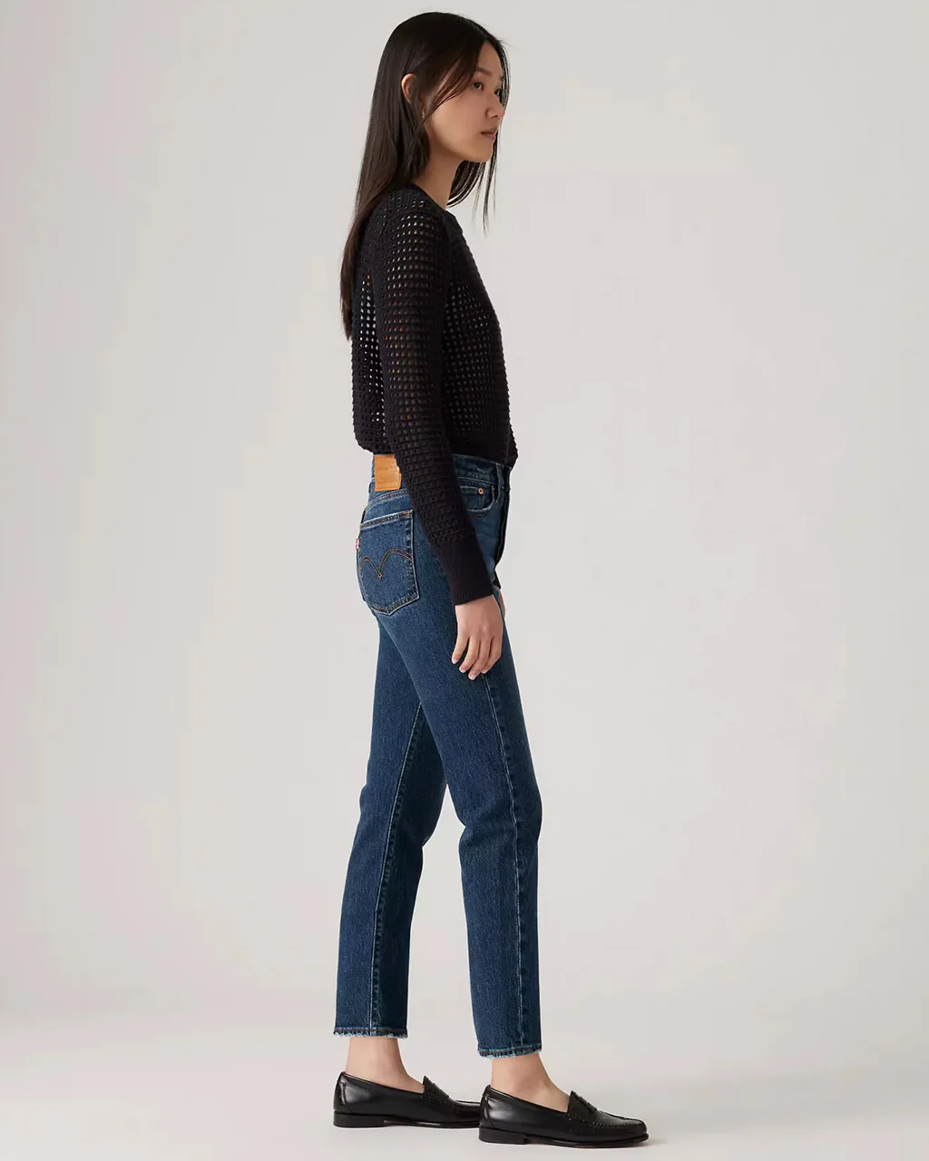 Wedgie Straight Jeans - Indifferent Indigo - Image 3