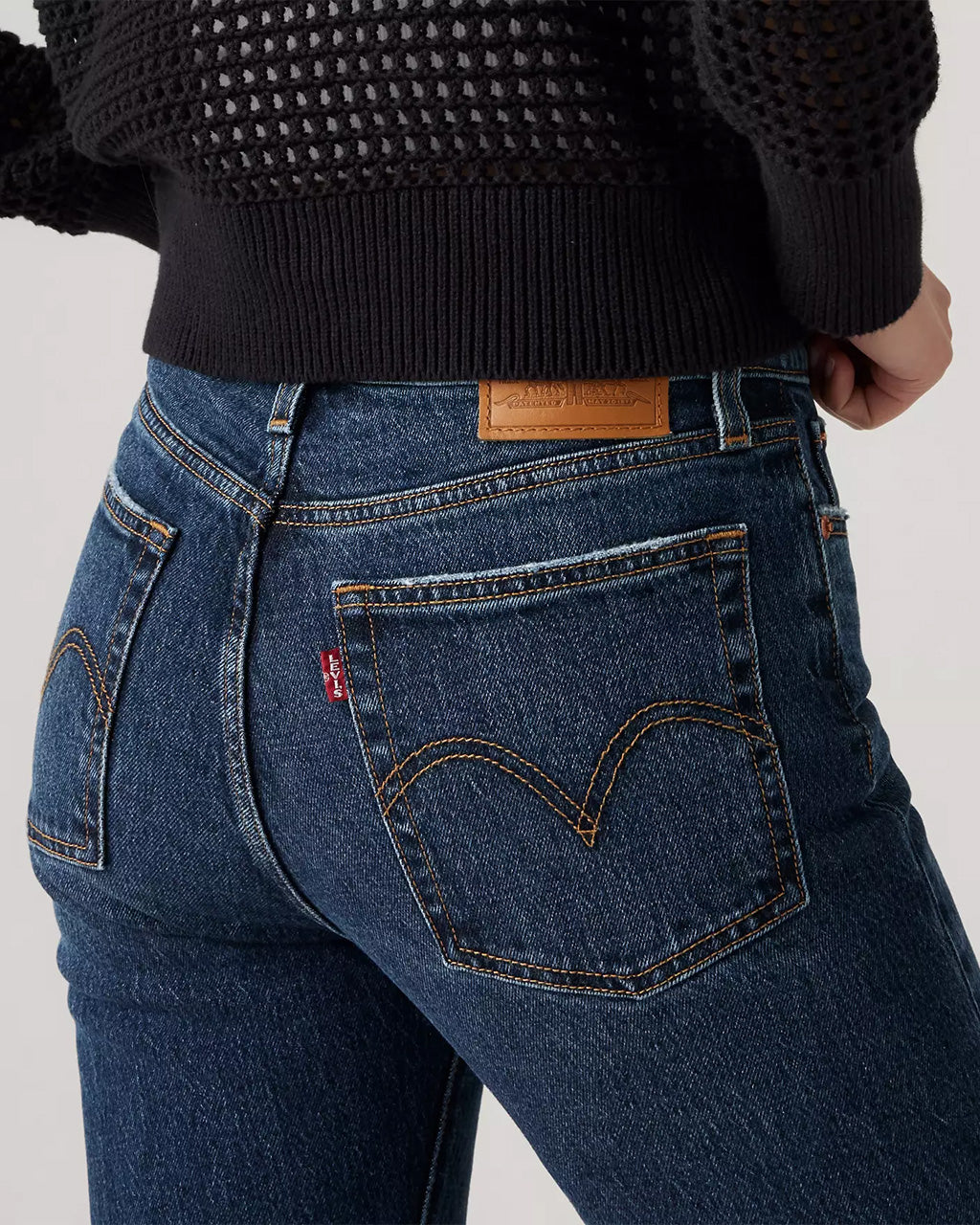 Wedgie Straight Jeans - Indifferent Indigo - Image 4