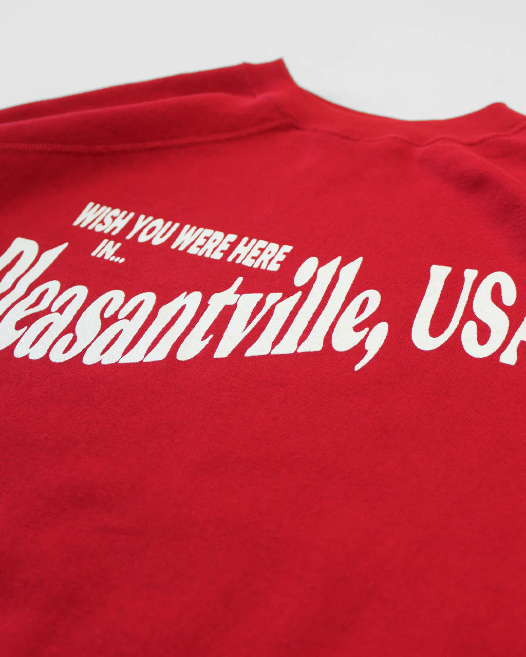 Wish You Were Here In Pleasantville Sweatshirt - Red - Image 2