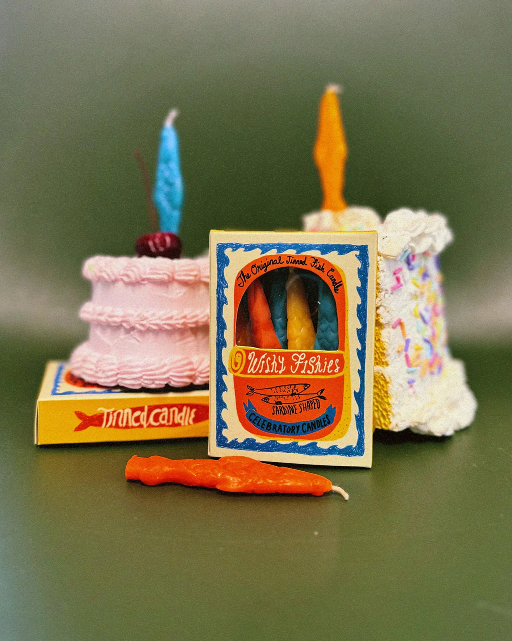 "Wishy Fishies" - Sardine Celebratory Candles